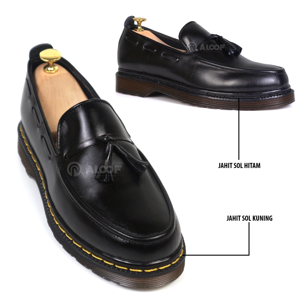 Aloof TILUX - Sepatu Loafers Pria Formal Original Kulit