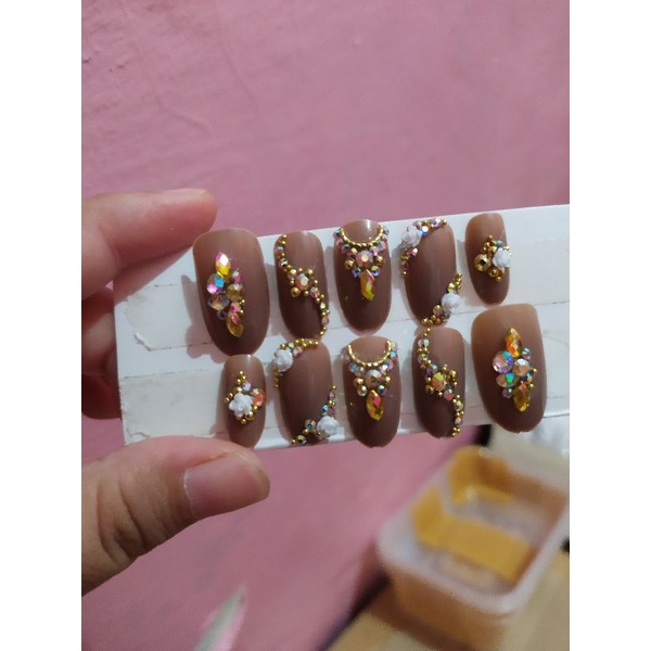 STUD NAIL ART AKSESORIS NAIL ART JANNATI HENNA STORE AKSESORIS KUKU PALSU MURAH