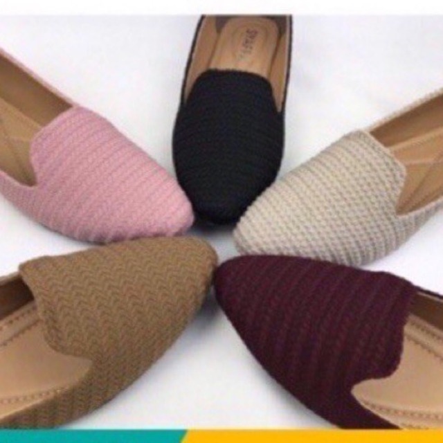 MARASYAFFA - SEPATU FLAT WANITA RAJUT M 20