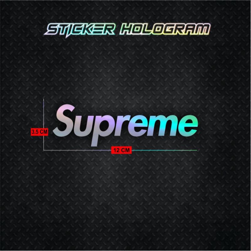 Stiker Cutting Hologram PSKNMTC RX KING JET DARAT SPEEDHUNTERS STUSSY Stiker Helm Stiker Motor-SUPREME