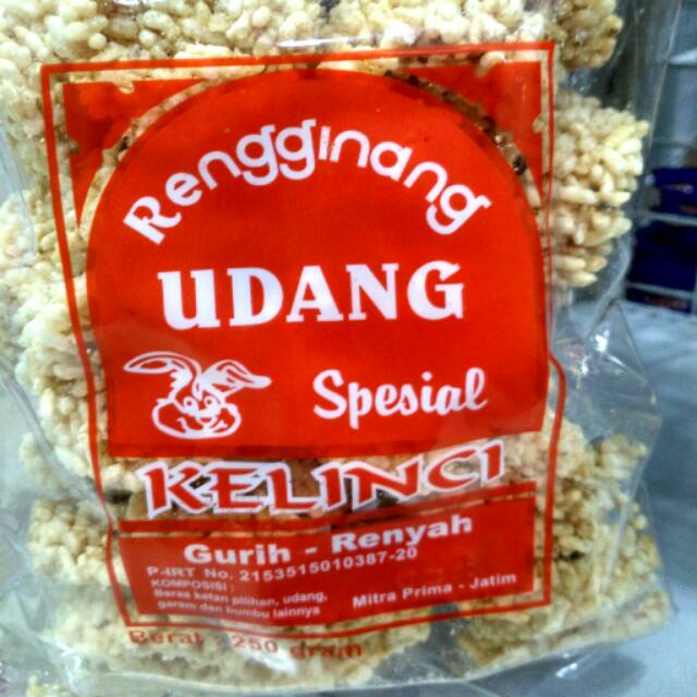 

Rengginang udang spesial kelinci