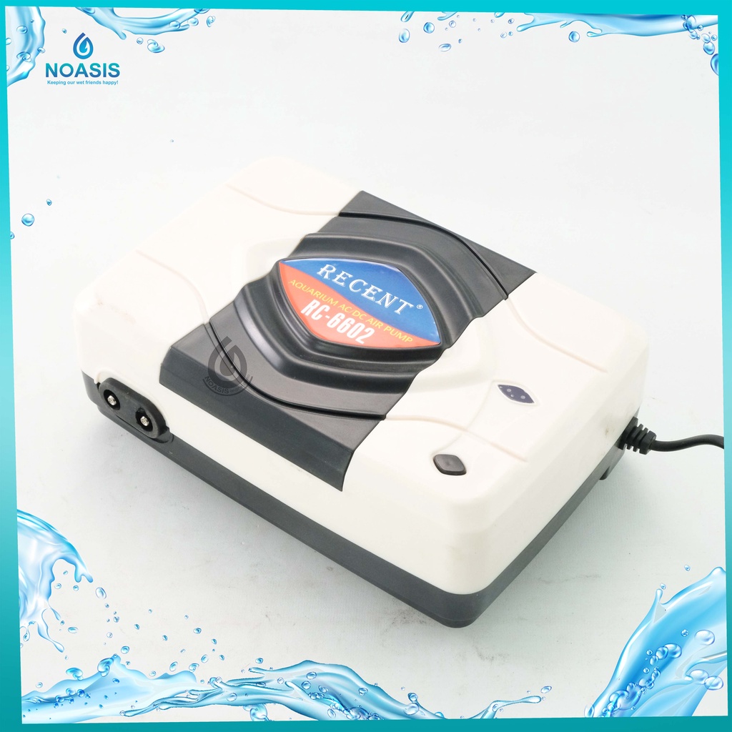 POMPA UDARA AQUARIUM AERATOR AC DC RECENT RC 6602 AIR PUMP