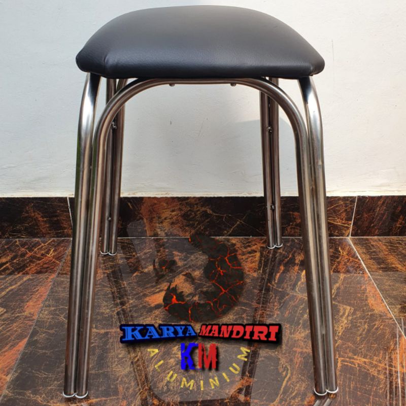 Kursi stainless / Cafe / Teras / Baso / 50cm