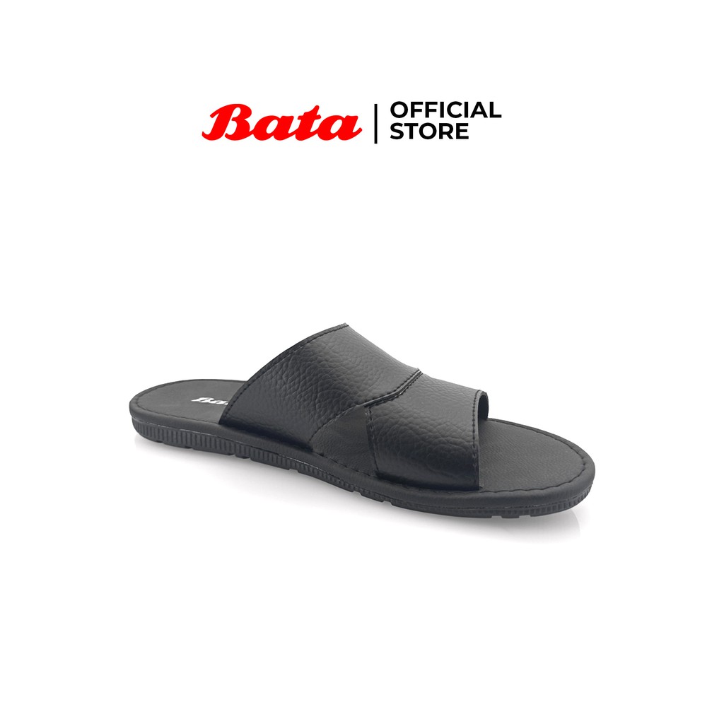 Bata Sandal Pria Slav Black - 8716179