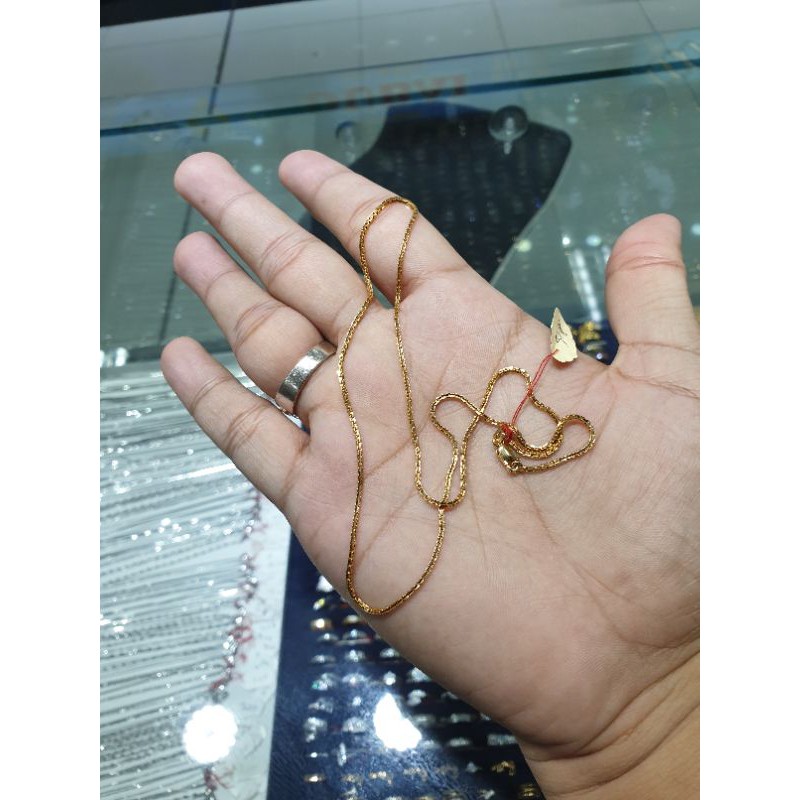 kalung emas 700 italy santa