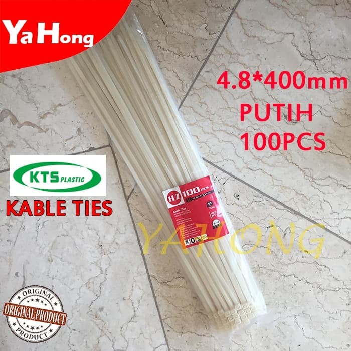 

READY CABLE TIES KABEL TIES TIS 40 CM MURAH 4.8*400mm nylon puith PROMO