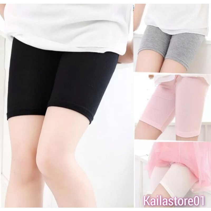 Celana Legging Shot Anak Bahan Spandex / ALLSIZE