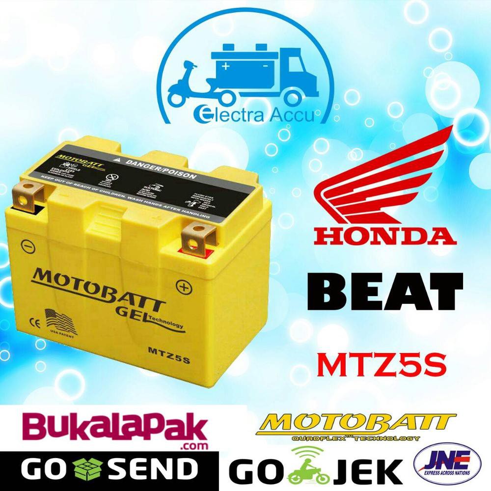 Terbaru Aki motor honda beat motobatt MTZ5S Aki Kering Limited