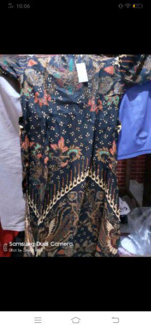 Batik Couple Keluarga Sania Ruffle Ori Ndoro Jowi Dnt Motif Kupu