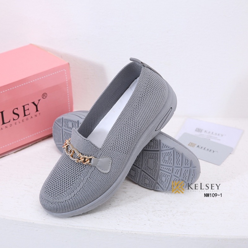 Sepatu Slip On Wanita 3cm Kelsey NW109-1