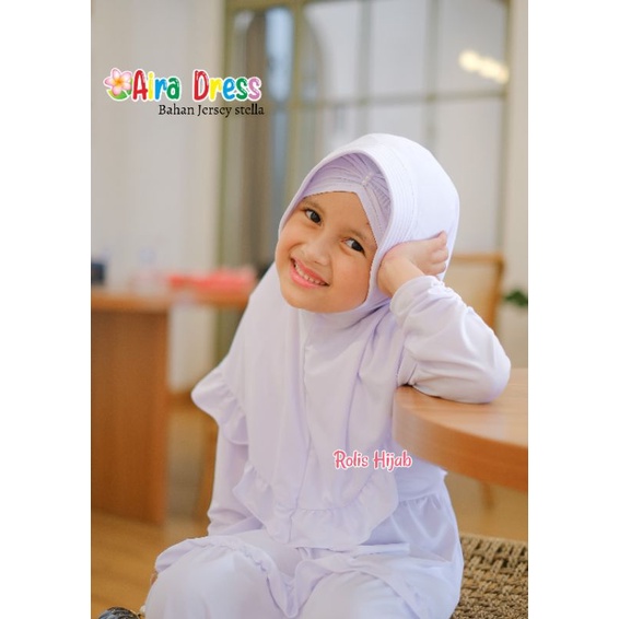 GAMIS MANASIK /GAMIS PUTIH/GAMIS ANAK PEREMPUAN