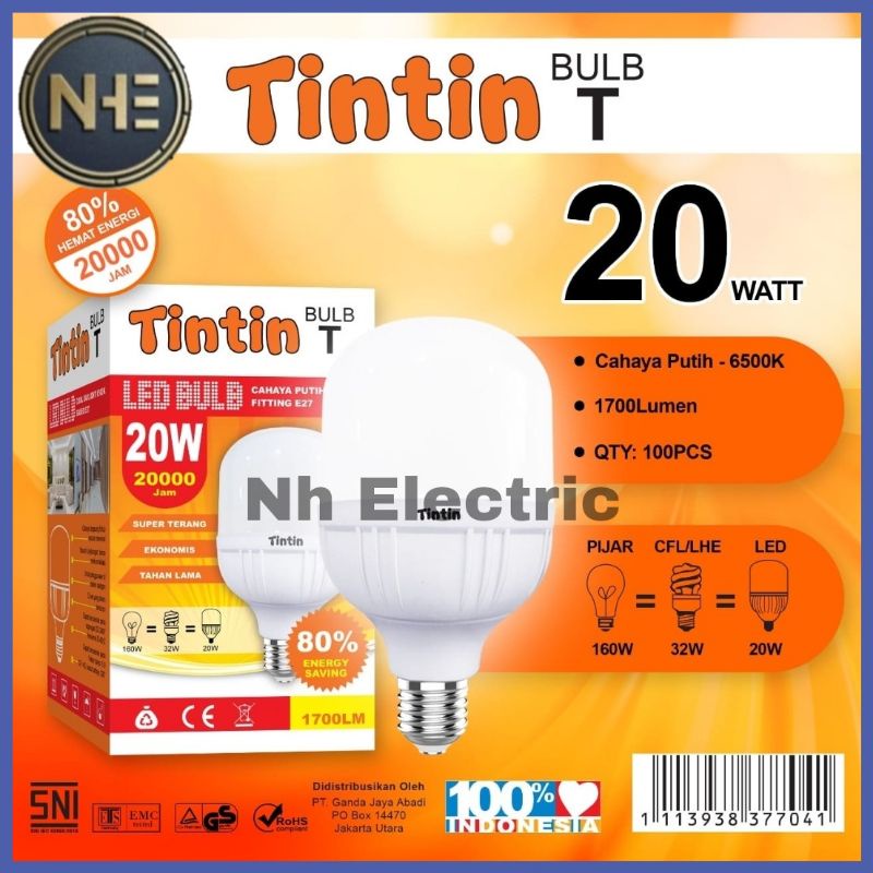 Lampu Led Tintin 20W - Led Capsul 20 Watt Tintin - Lampu Led Murah 20w Tintin