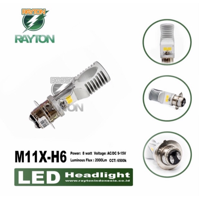 Lampu Led Motor H6 AC DC RTD M11X