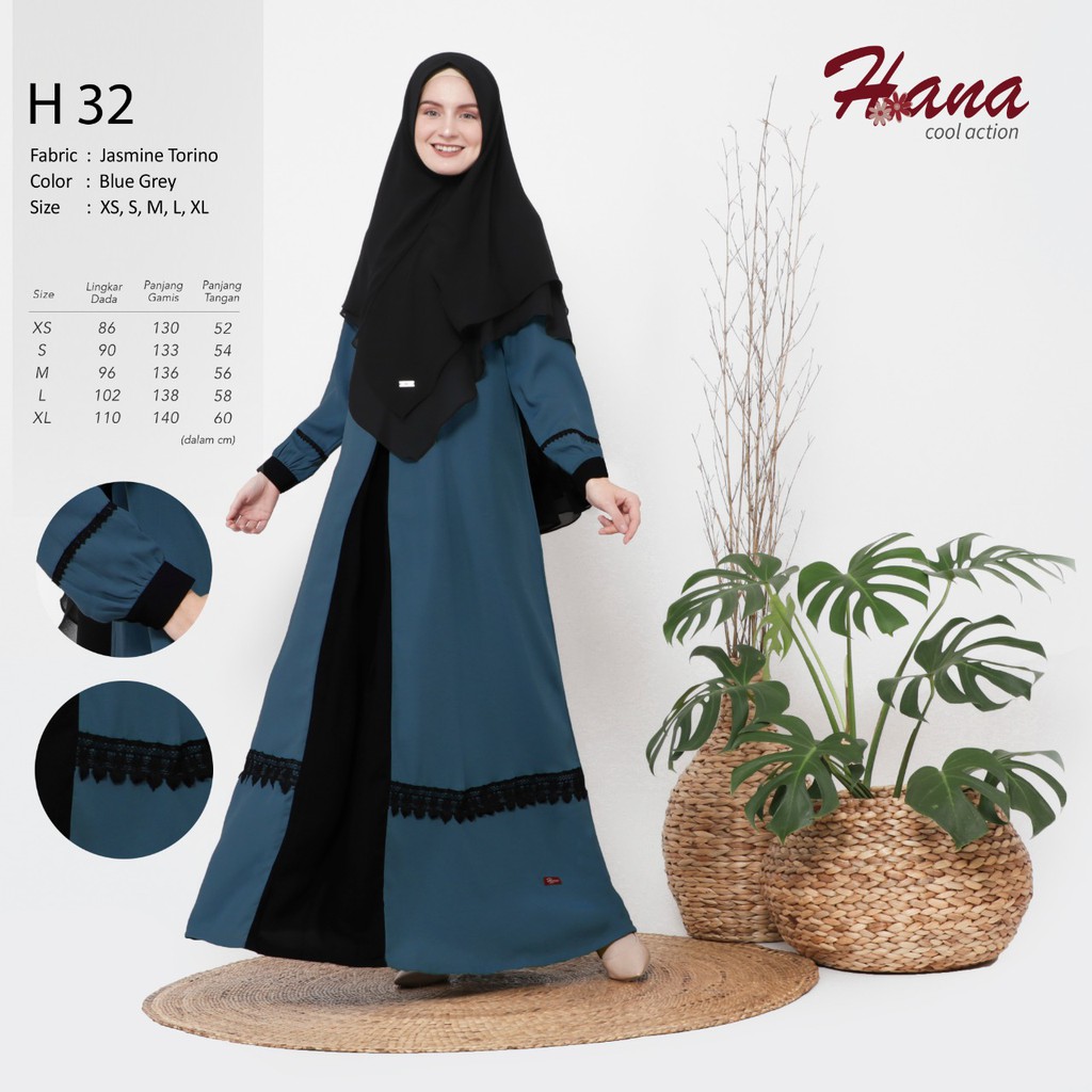 Gamis Hana 32 Fabric Jasmine Torino