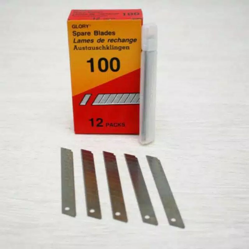 

Promo murah 1pack isi cutter kecil GLORY refill cutter