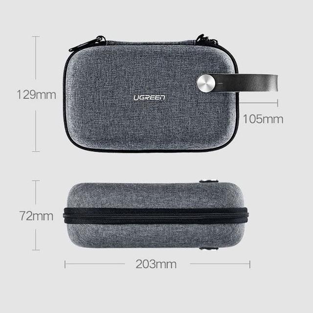 Pasti Diskon Ugreen Storage Bag Hard Case Tas Dompet Pouch Kabel Data Charger Hp Earphone Travel Kit 50903