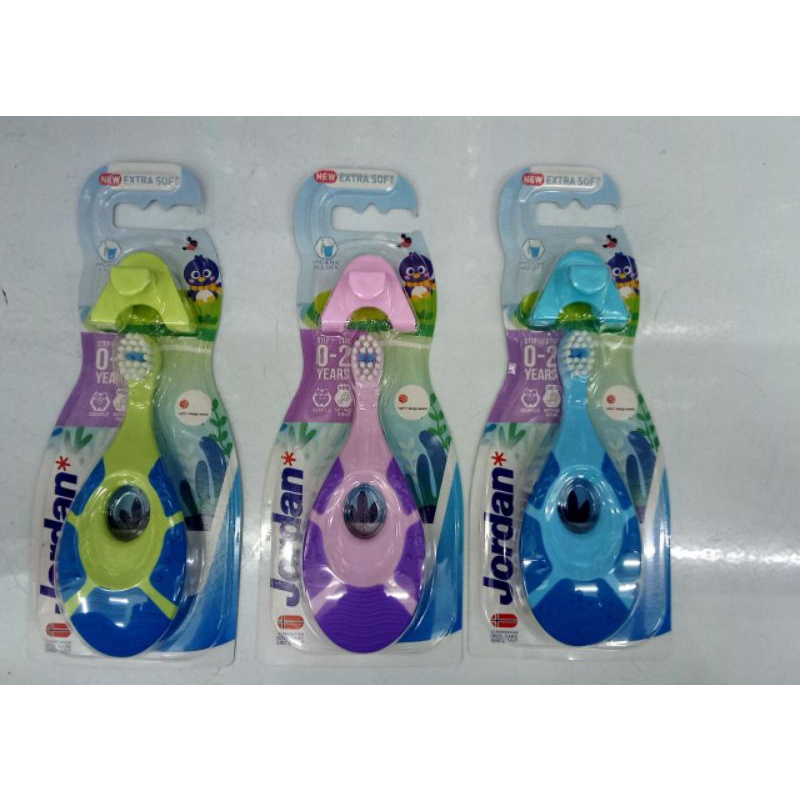 Jordan Oral Care Kids Step 1 Ekstra Soft - Sikat Gigi Bayi dan Anak