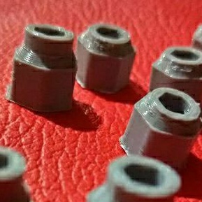 Adapter hex wheels 5mm to 12mmuntuk WPL D12 (4pcs)