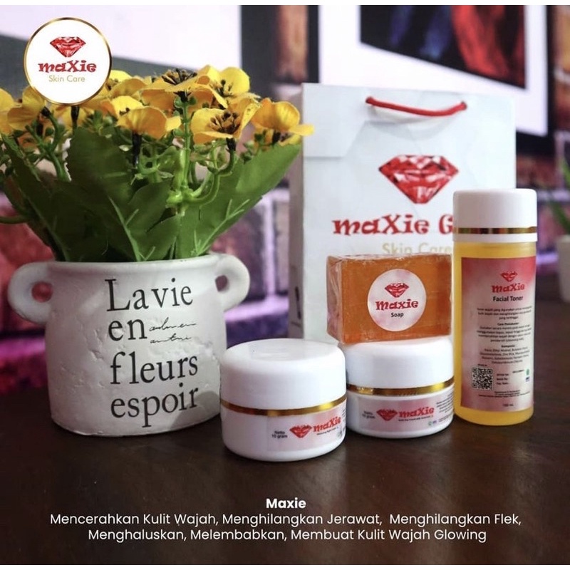 MAXIE GLOW BPOM kemasan lama