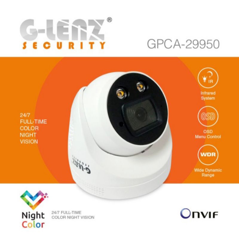 GLENZ CCTV ANALOG HD 5MP INDOOR NIGHT COLOR TECH CAMERA GPCA 29950