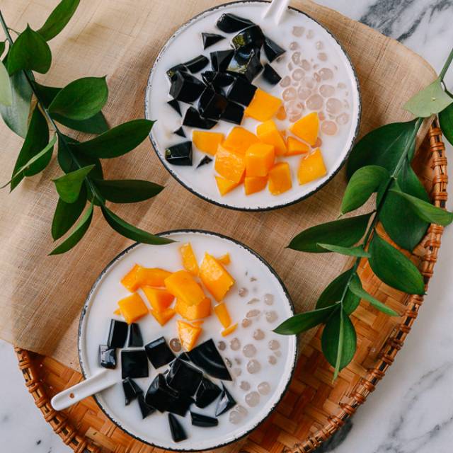 

Grass jelly mangga
