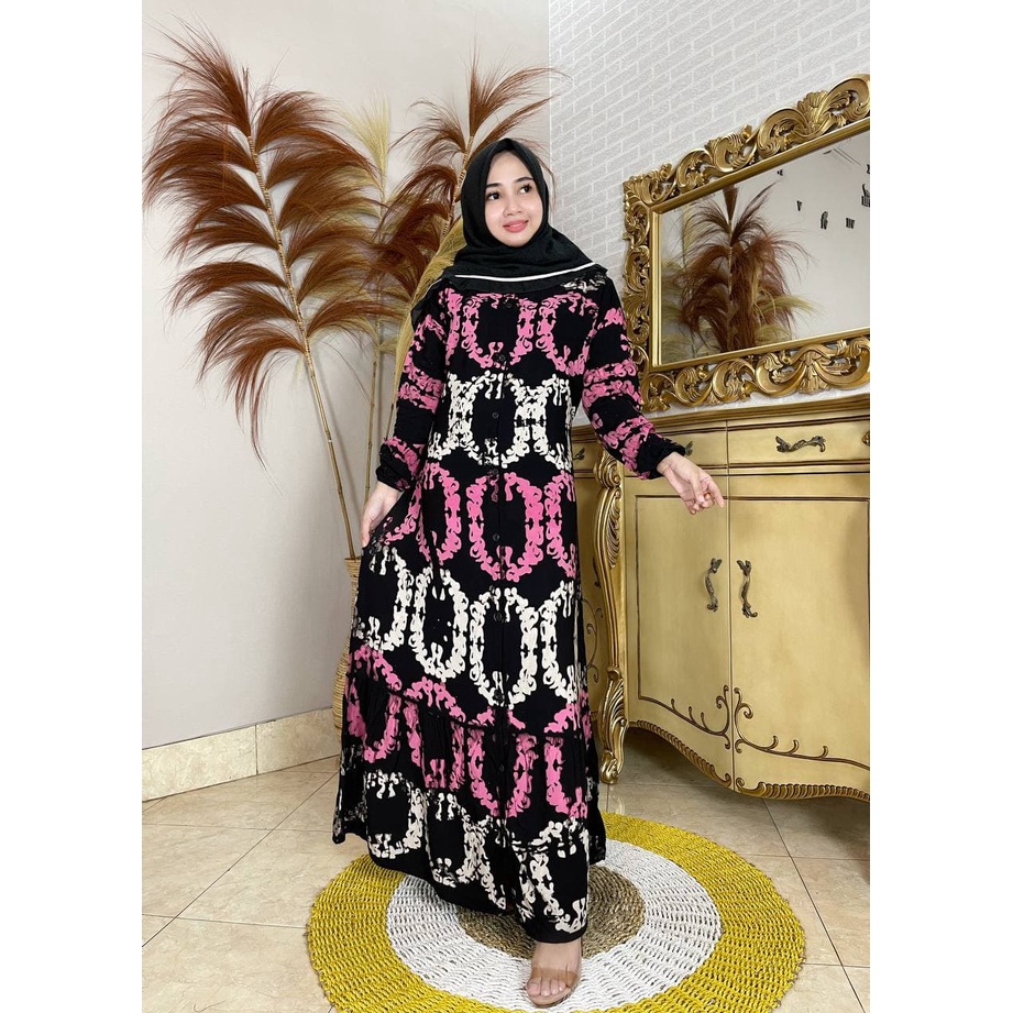 GAMIS MALAMAN HERLIN KENZA / GAMIS MURAH RAYON PREMIUM TERBARU RAYON BUSUI WUDHU FRIENDLY