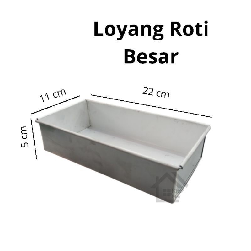 Loyang roti tawar 3 pcs /Loyang roti/Loyang roti sobek/loyang roti tawar sobek 3 set