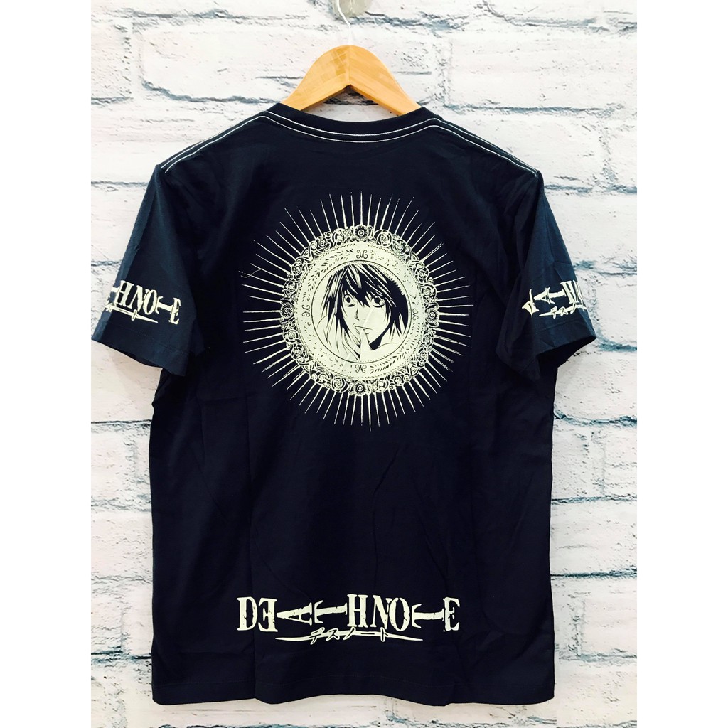 Kaos Deathnote L Navy Anime Light Yagami