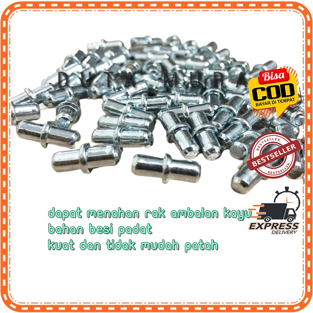 

Pen Besi ISI 10/ Ambalan Duplo Besi ADB AMBALAN DUPLO KAPSUL PEN BESI PENAHAN RAK AMBALAN Penopang Ambalan Shelf Support System