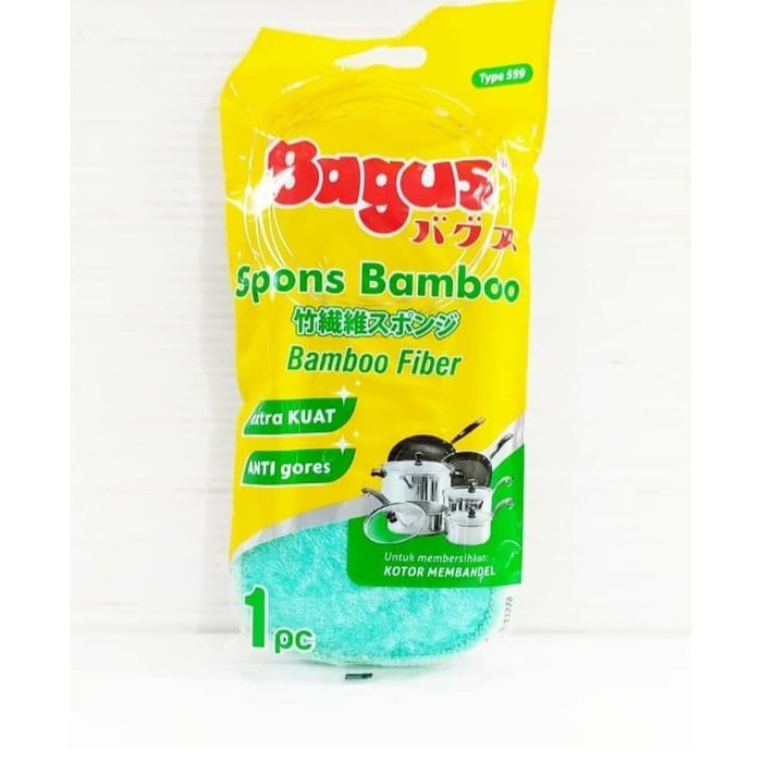 BAGUS SPONS BAMBOO / BAMBOO FIBER
