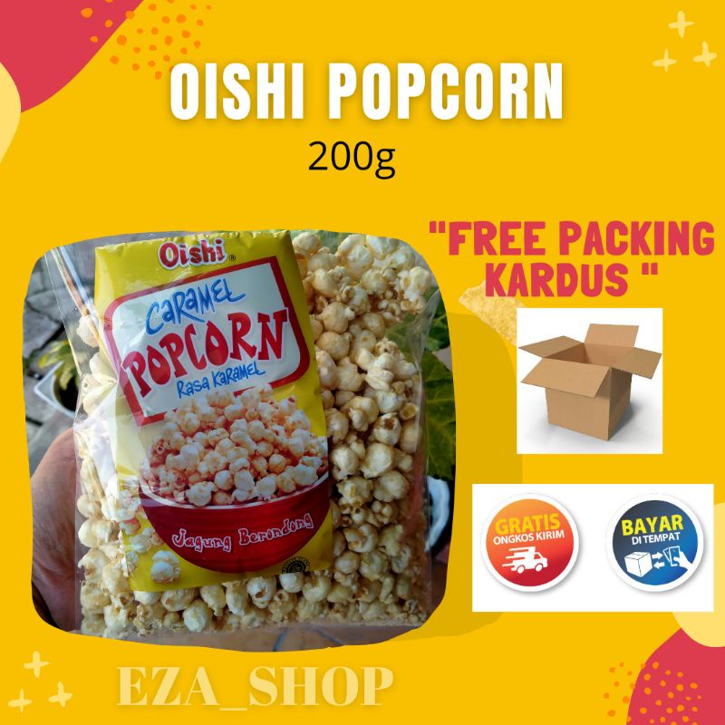 

OISHI KARAMEL POPCORN 200g / SNACK KILOAN / REPACK / JAJAN PASAR