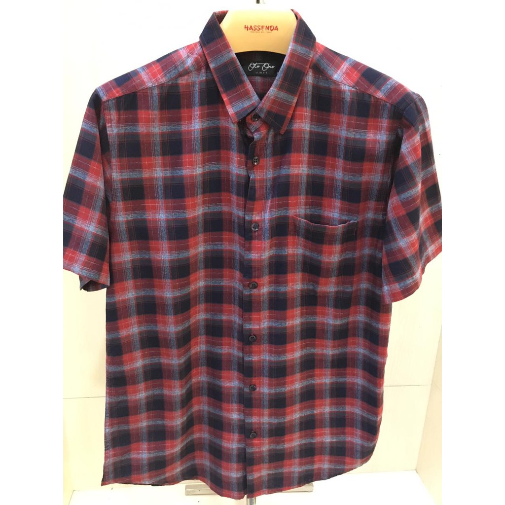 KEMEJA MAN OTO ONO / KEMEJA KOTAK HASSENDA / BAJU PRIA