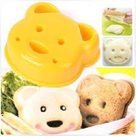 Cetakan Roti Beruang Bisa Untuk Nasi Juga - Cetakan Nasi Bekal Anak BEAR - Cetakan Bento Nasi Roti - Sandwich Mold BEAR