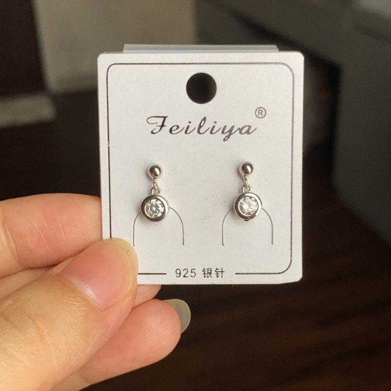 Anting Silver Perak S925 Wanita Fashion Murah AAS023 Elegant cocok pesta simple