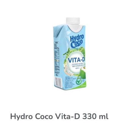 

Hydro Coco vita -D 330ml