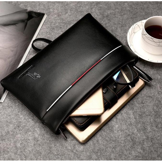 Tas Tangan Clutch Handbag Kulit Original Yueskangaroo Hb-005 G6586