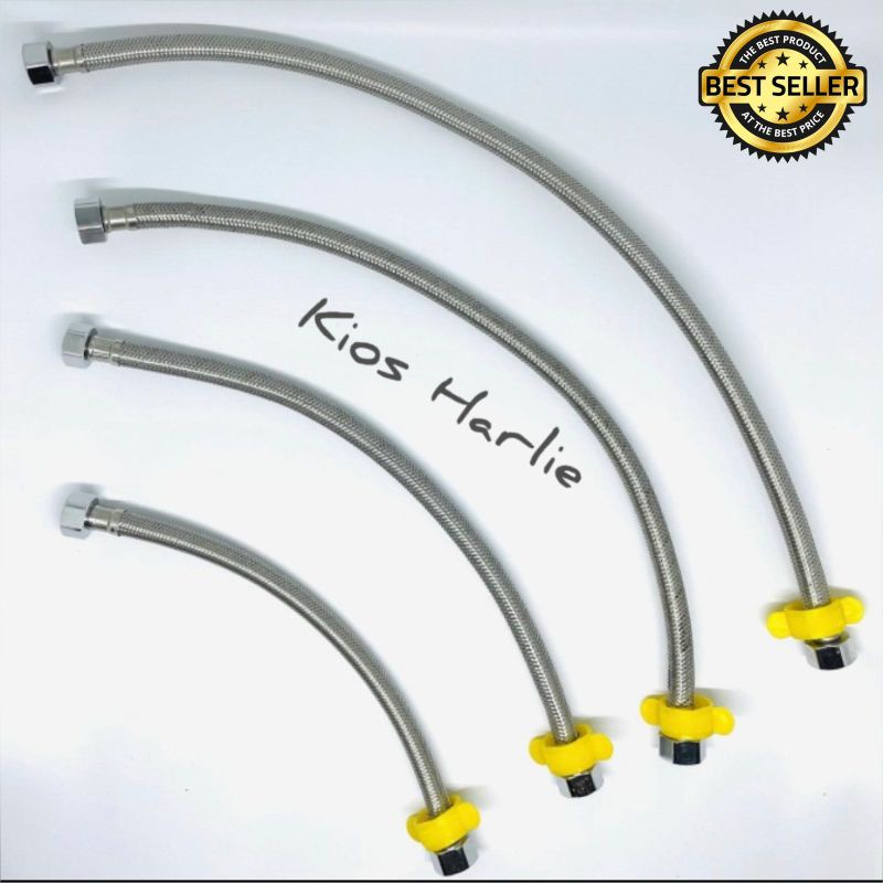 Flexible hose, flexibel anyam, selang flexibel, selang flexible air panas