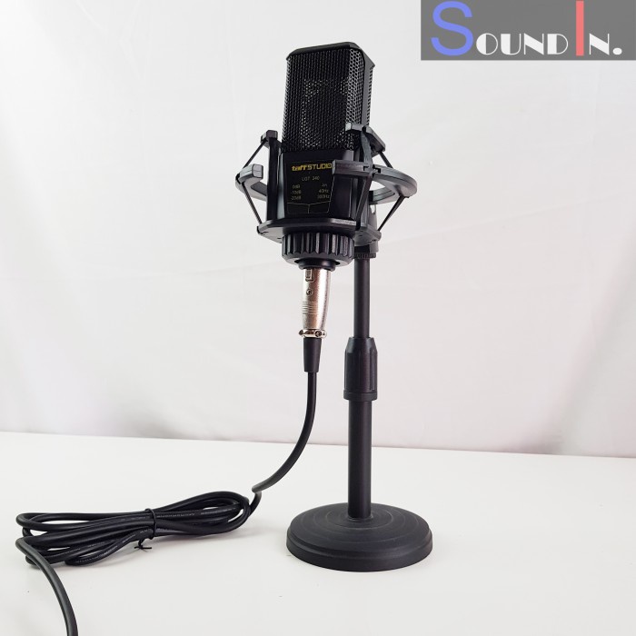 MICROPHONE LGT240 TAFFSTUDIO PLUS STAND MEJA