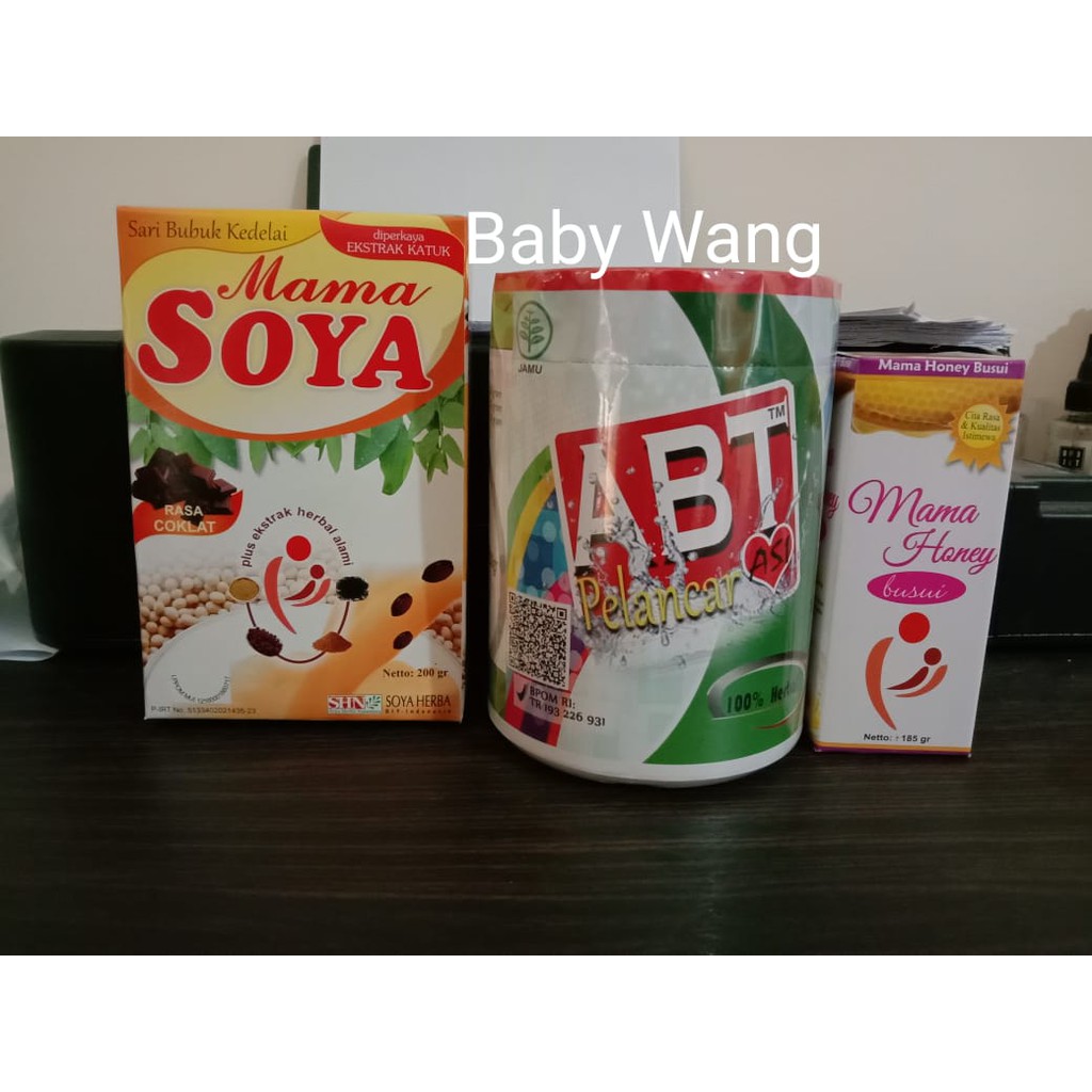 Paket Asi Booster Lengkap (ABT, Mama soya, Mama Honey)