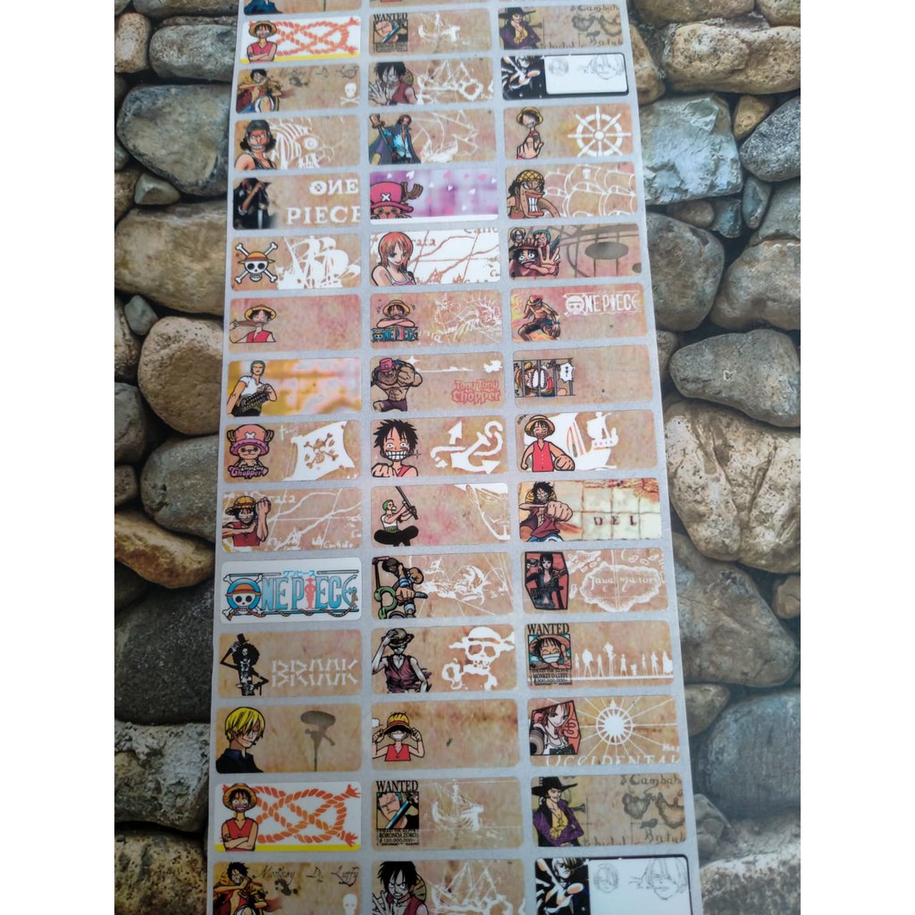 

STIKER LABEL NAMA WATERPROOF ONEPIECE