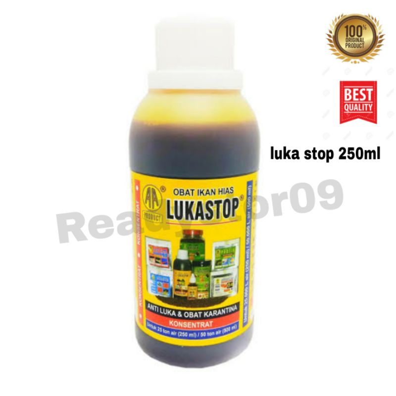 Lukastop 250ml Luka Stop 250ml obat luka ikan hias anti bakteri