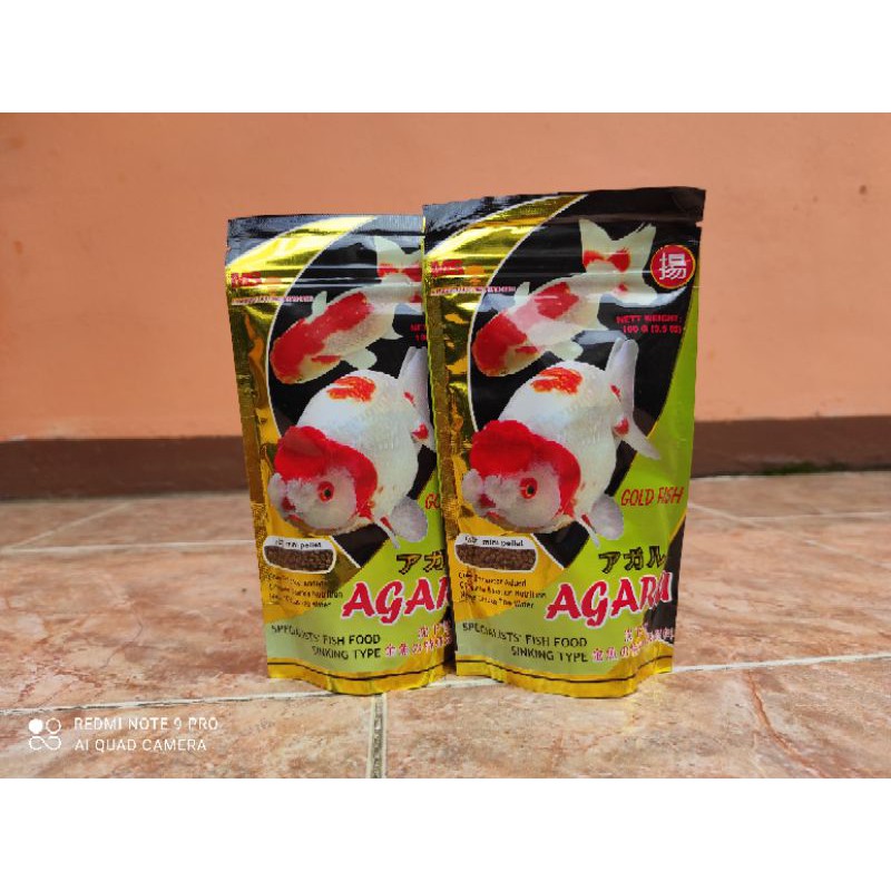Makanan ikan Agaru Sinking Gold Fish 100g