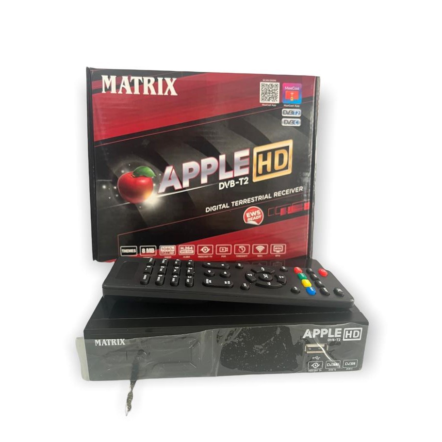 receiver tv set top box matrix apple ews dvb t2 digital bisa wifi full hd dvb t2   versi terbaru