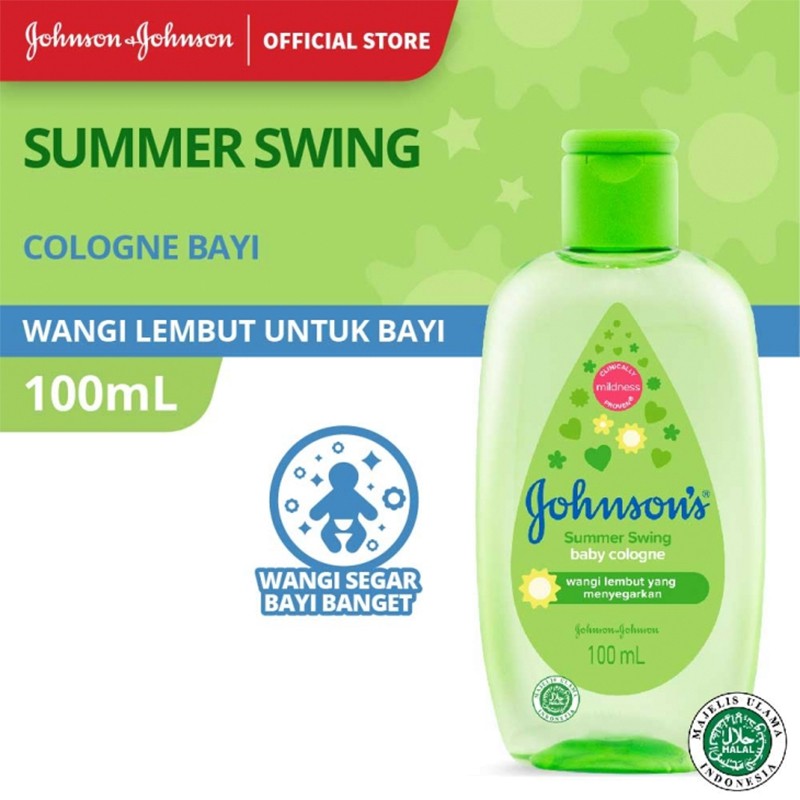 Johnsons Baby Cologne Summer Swing 100ml Cologne Bayi