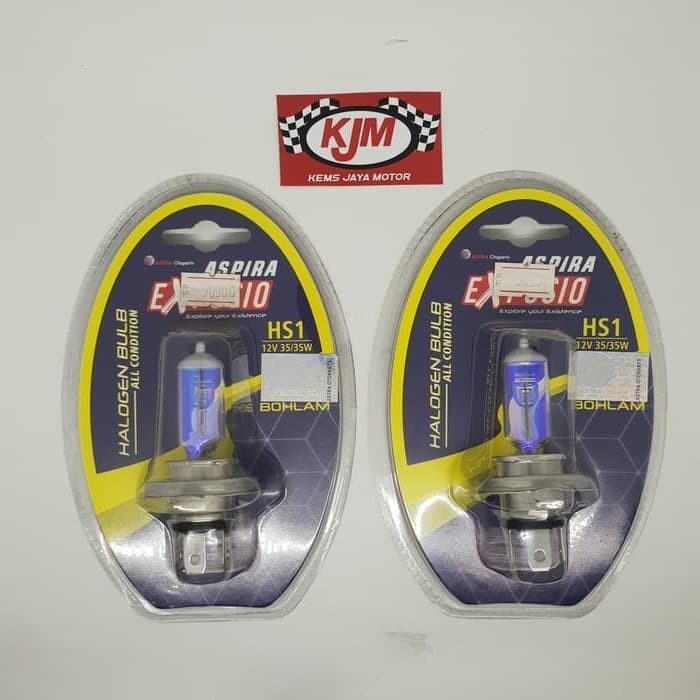 lampu motor halogen h4 aspira 35w
