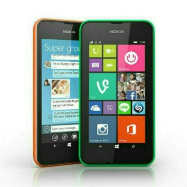 NOKIA LUMIA 530 WINDOWS PHONE MURAH ORANGE