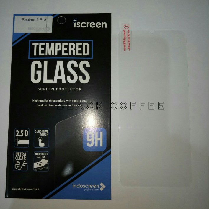 Tempered glass REALME 3 PRO tempered glass iScreen bening