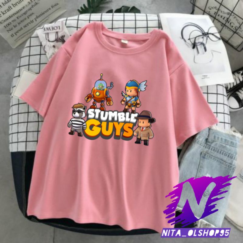 kaos stumble guys terbaru baju kaos anak stumble guys