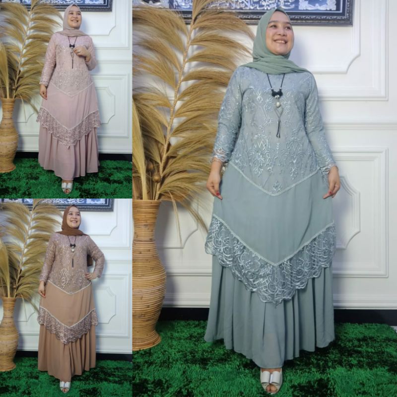 GAMIS MEKAR / KEBAYA PESTA /SERAGAMAN PESTA /GAMIS BROKAT