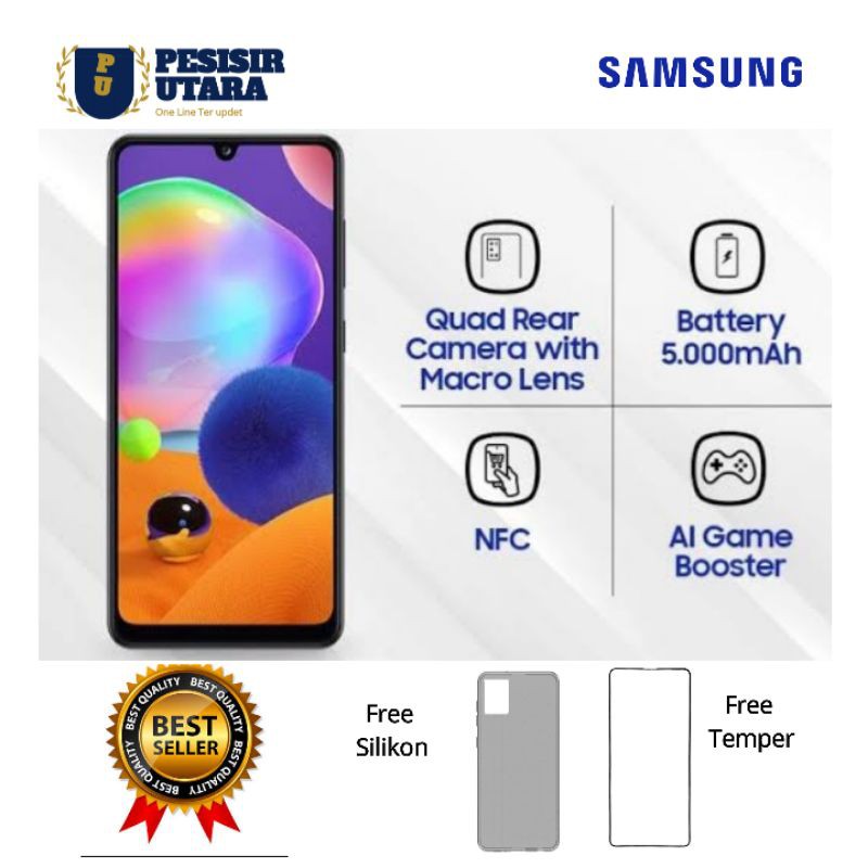Hp Samsung A31 6/128 Segel Resmi Sein